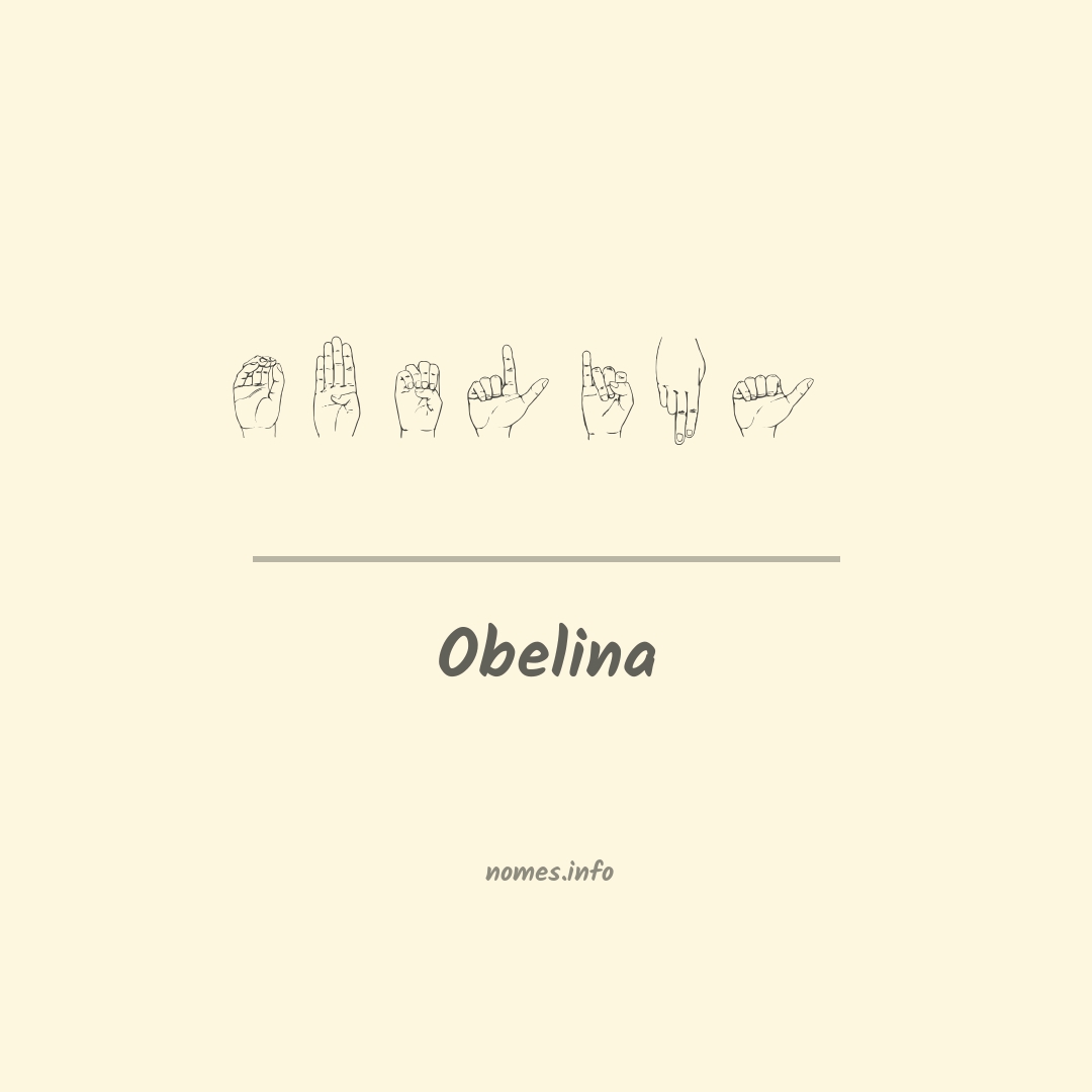 Obelina em Libras