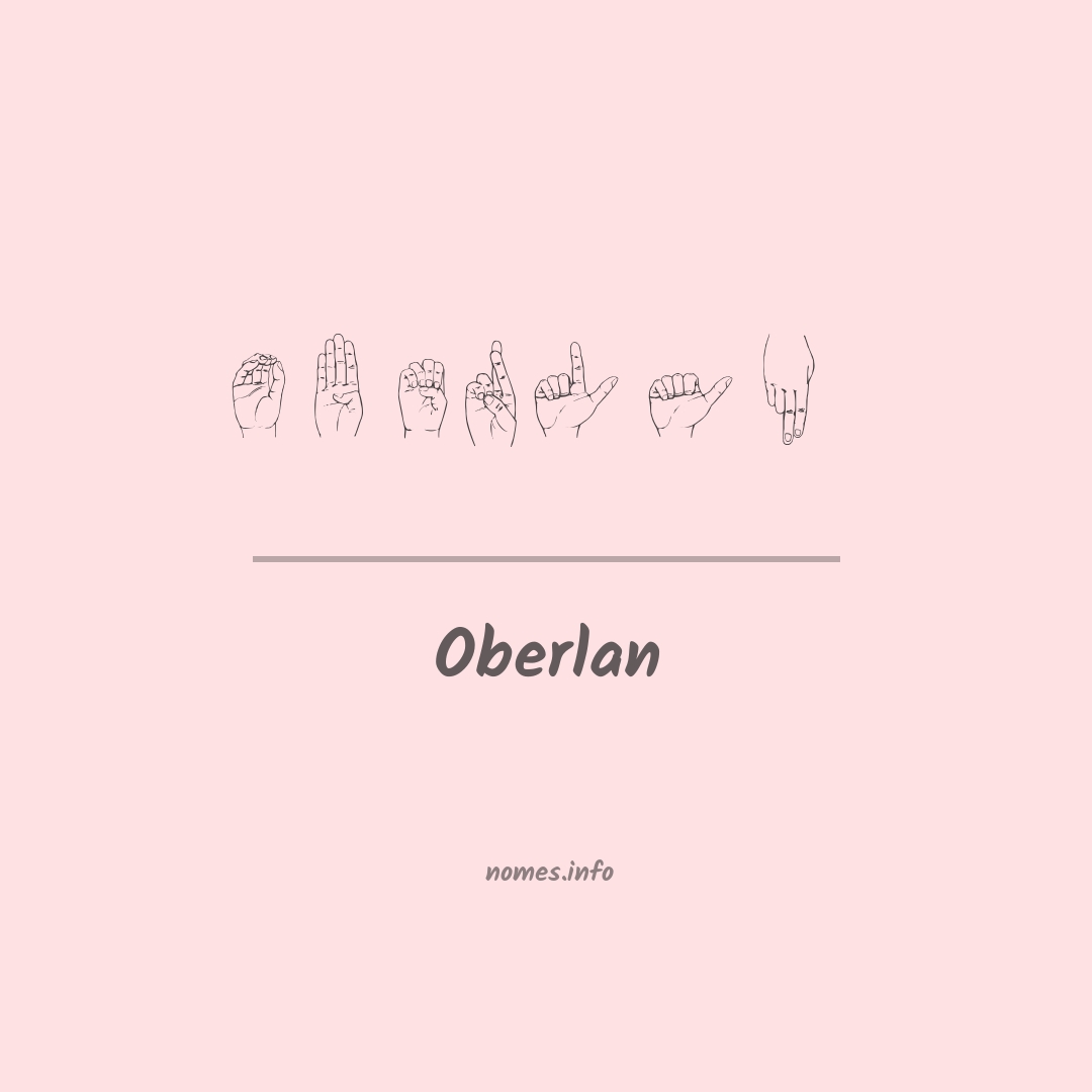 Oberlan em Libras