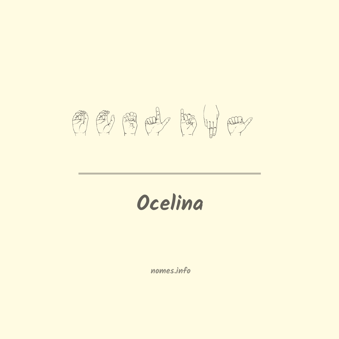 Ocelina em Libras