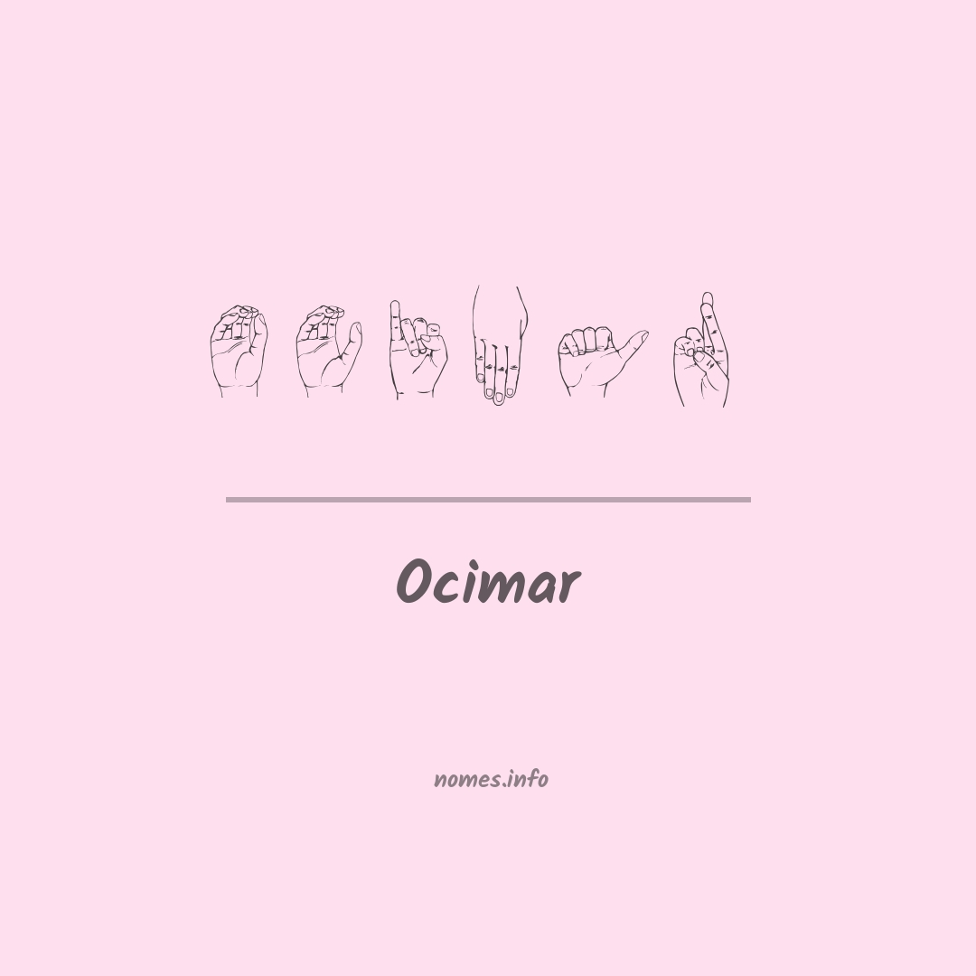 Ocimar em Libras
