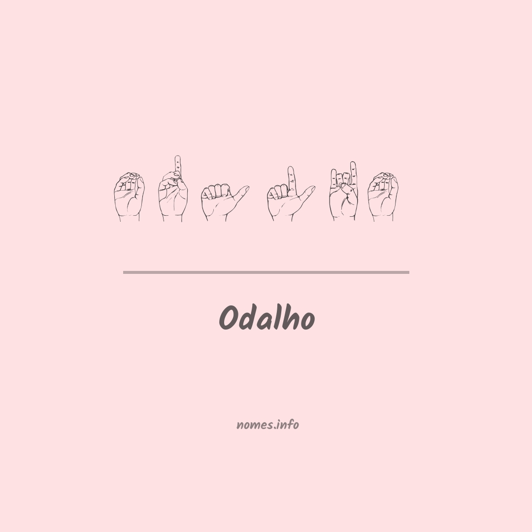 Odalho em Libras