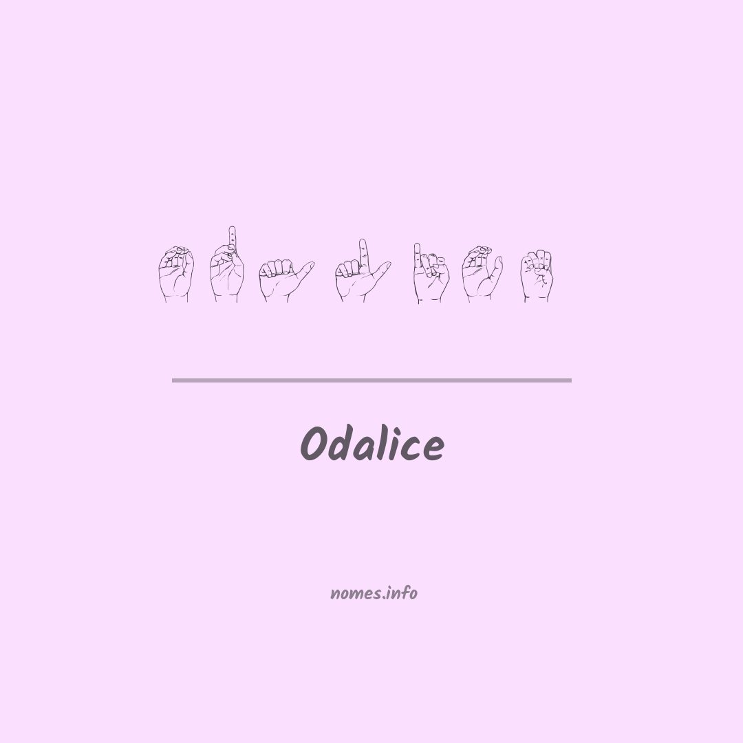 Odalice em Libras