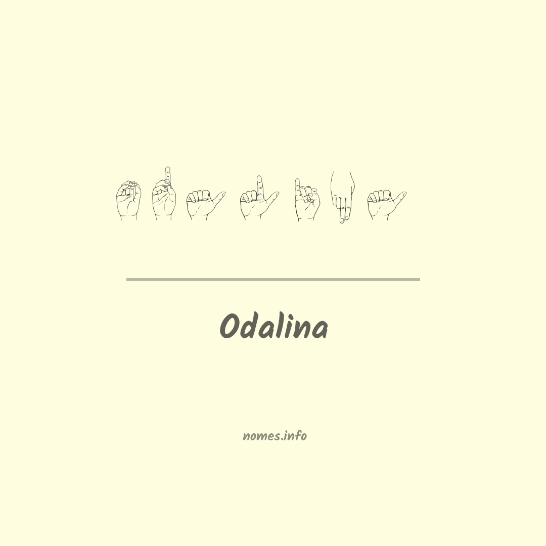 Odalina em Libras