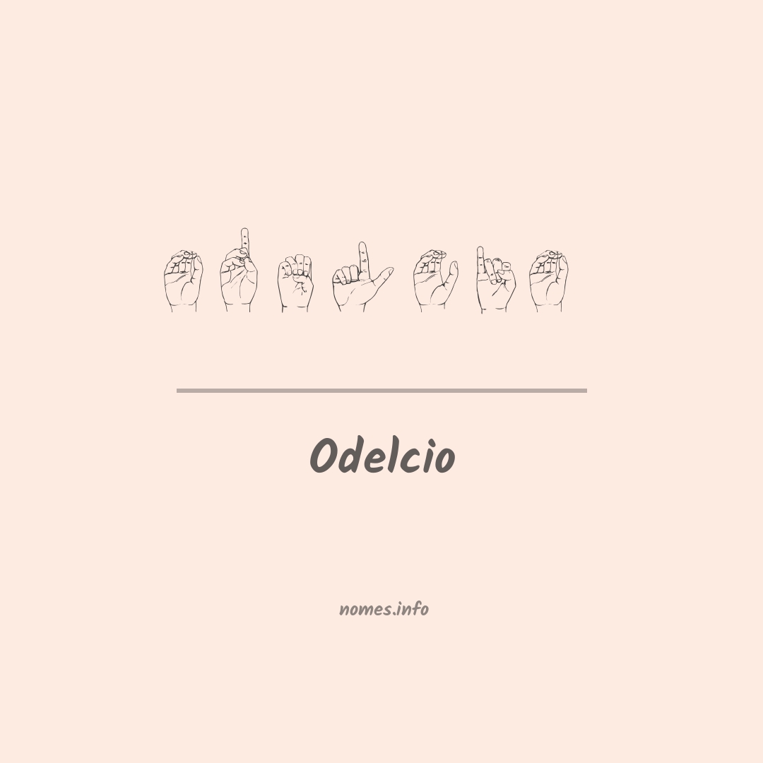 Odelcio em Libras