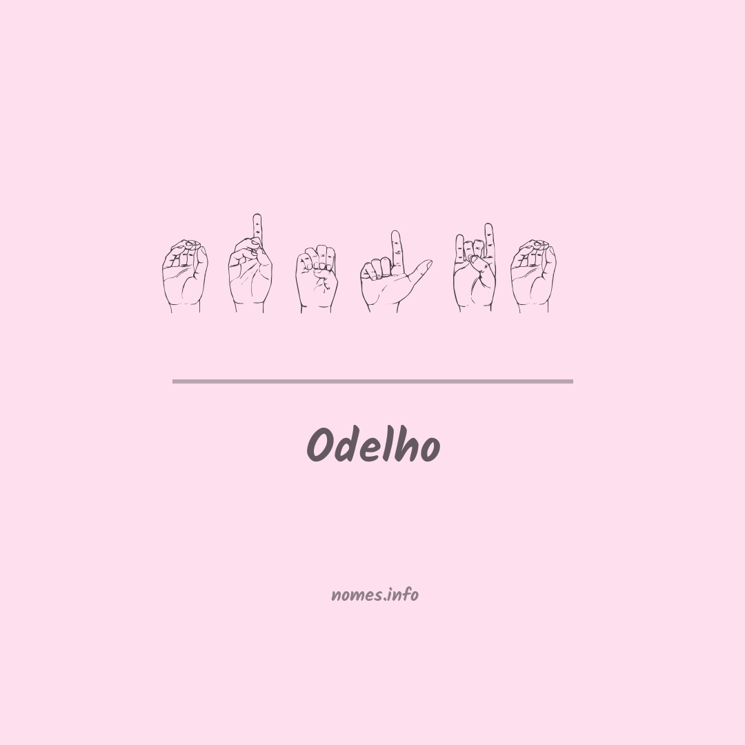Odelho em Libras