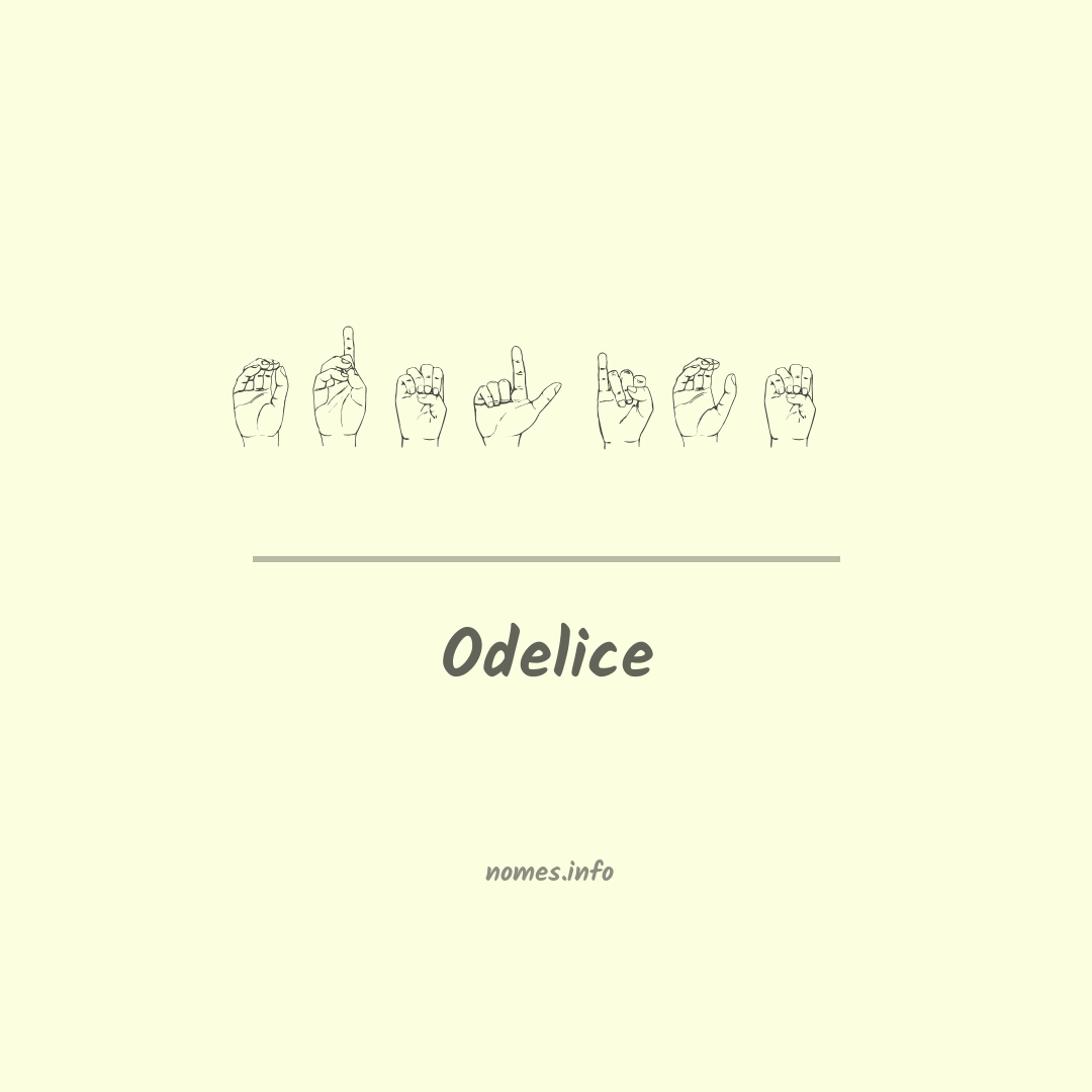 Odelice em Libras