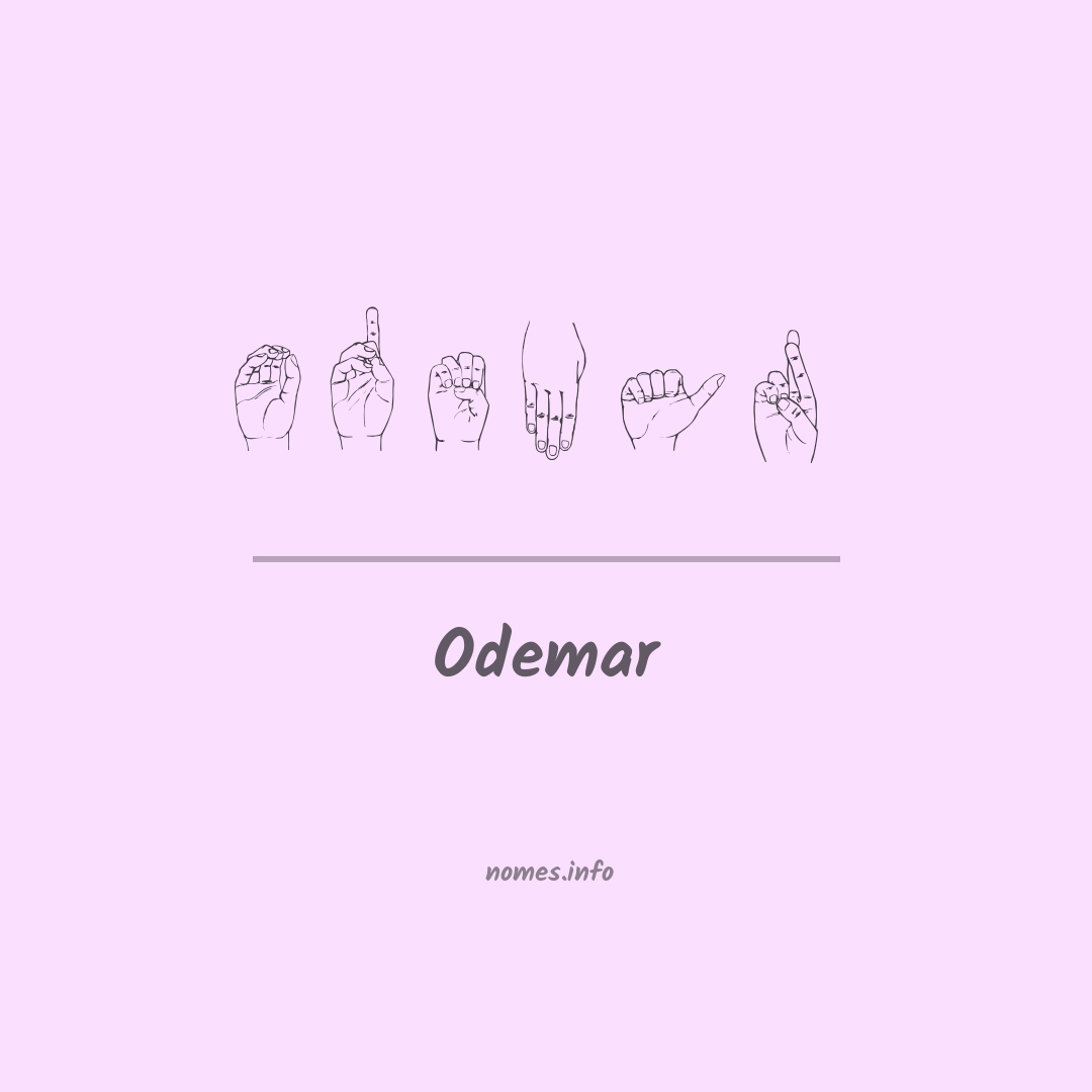 Odemar em Libras