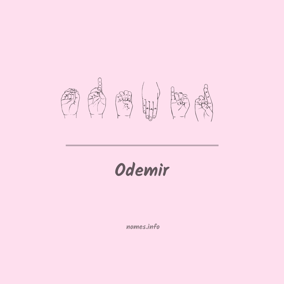 Odemir em Libras