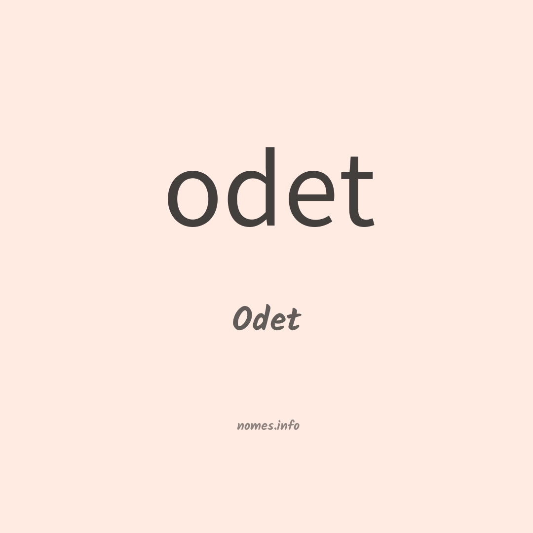 Odet em chinês