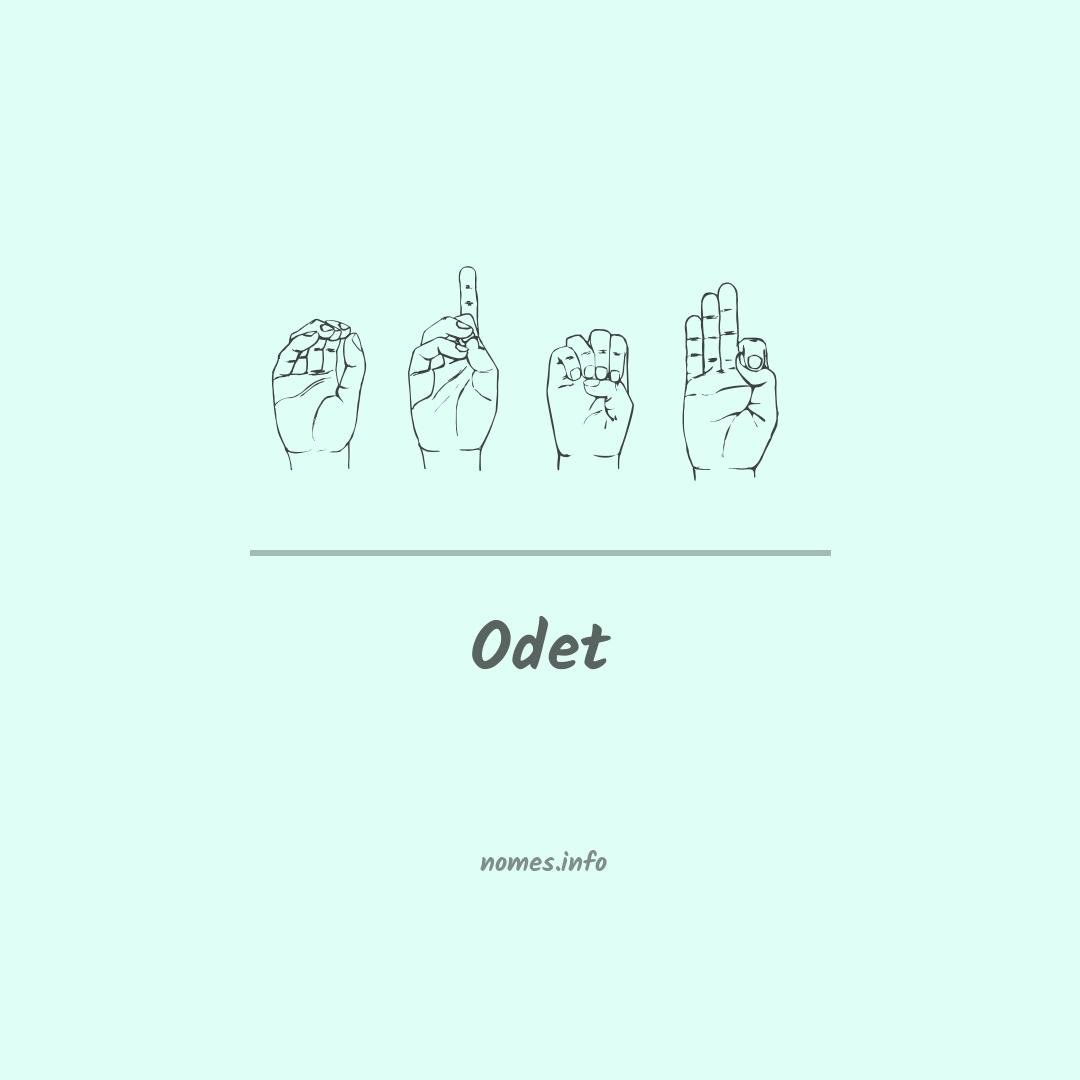 Odet em Libras