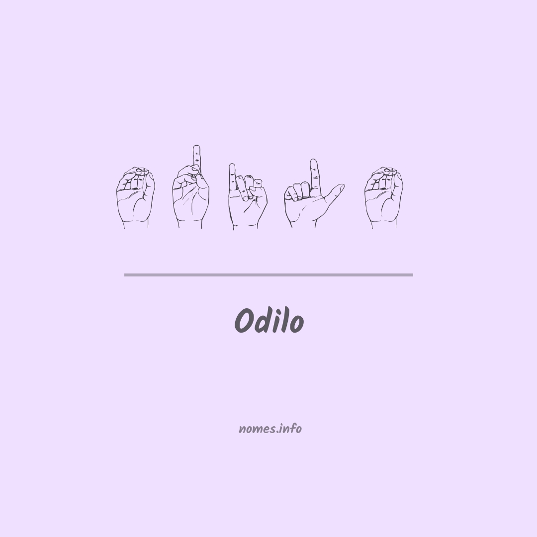 Odilo em Libras