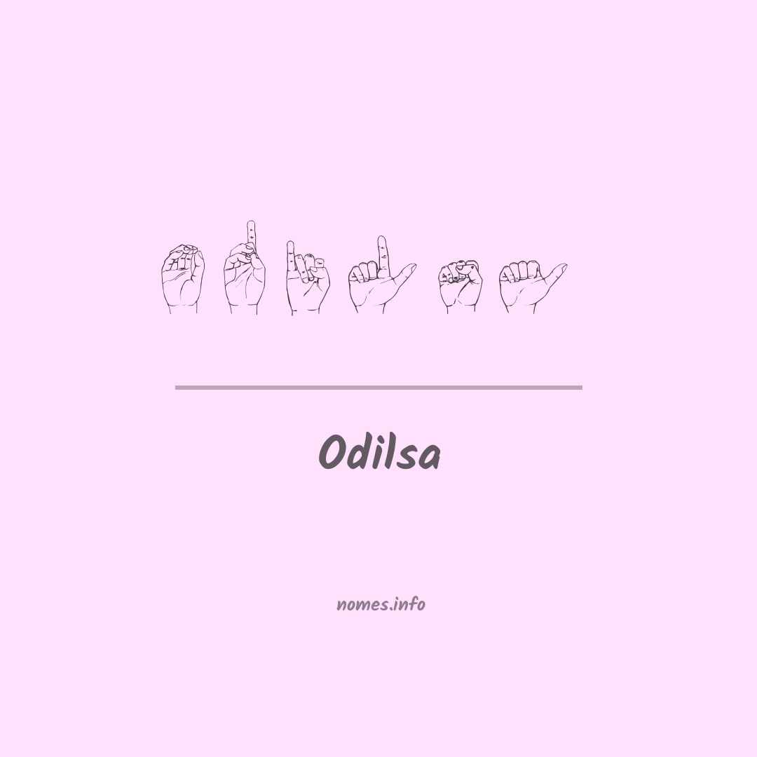 Odilsa em Libras