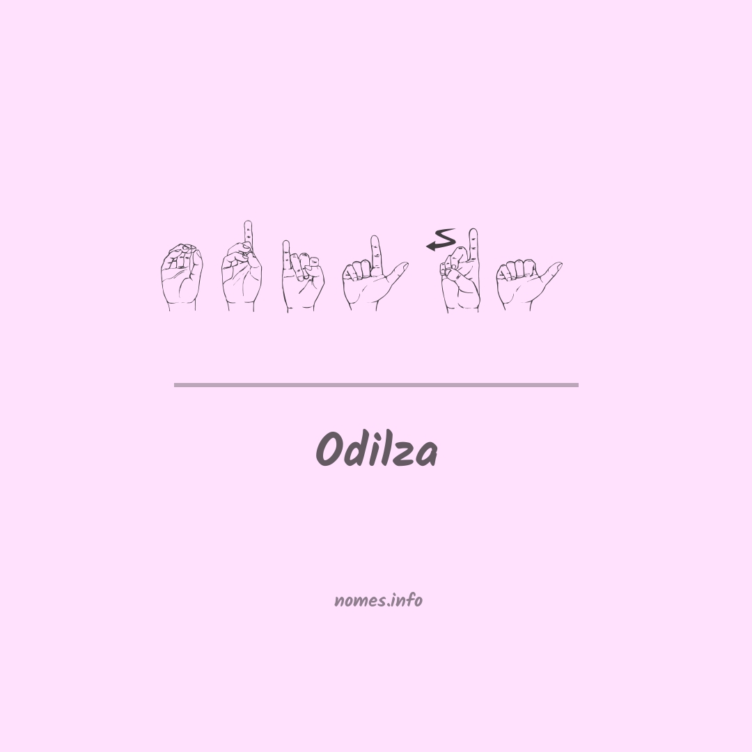 Odilza em Libras