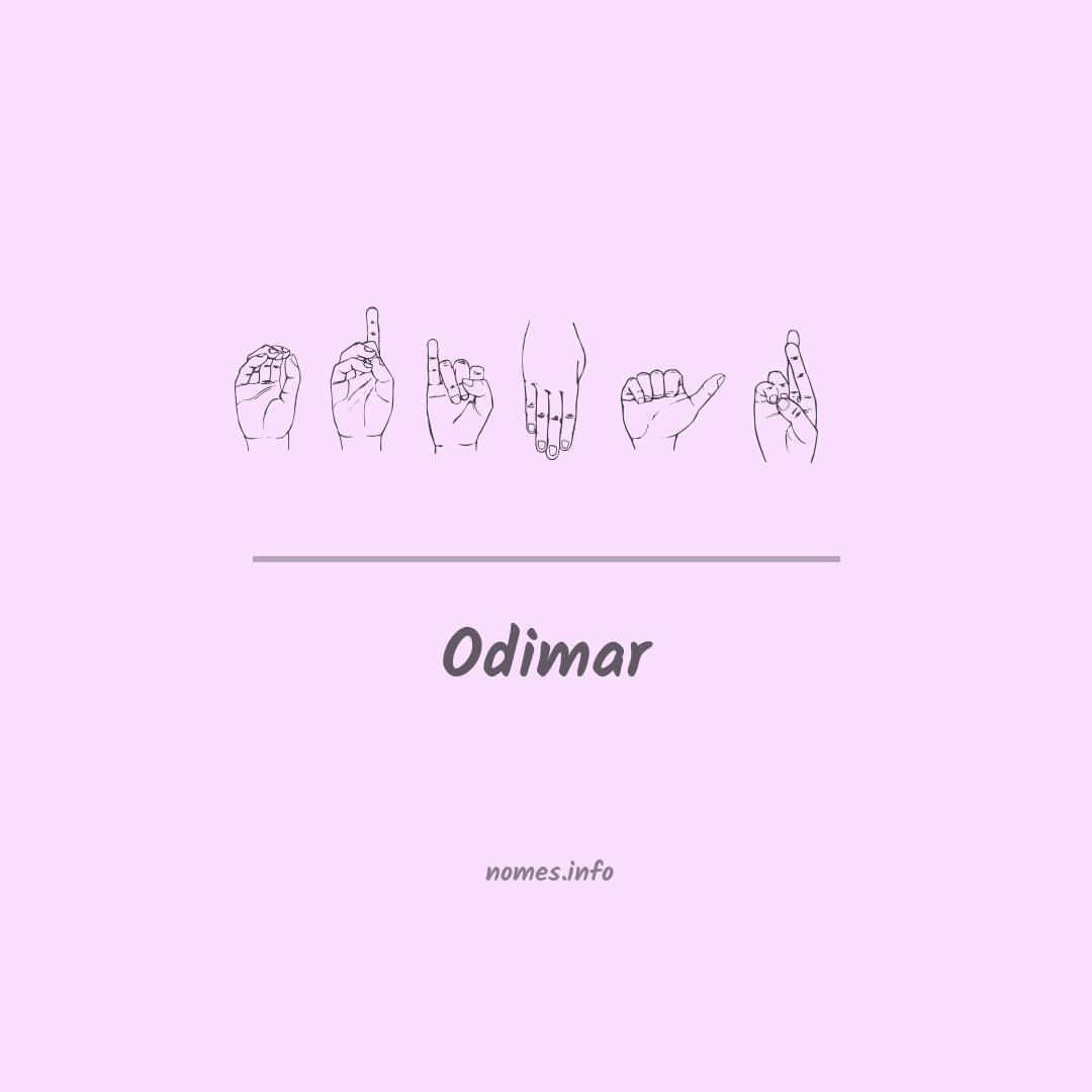 Odimar em Libras