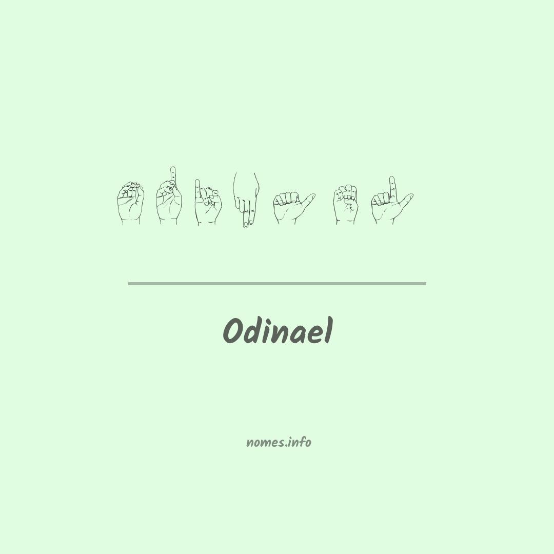 Odinael em Libras