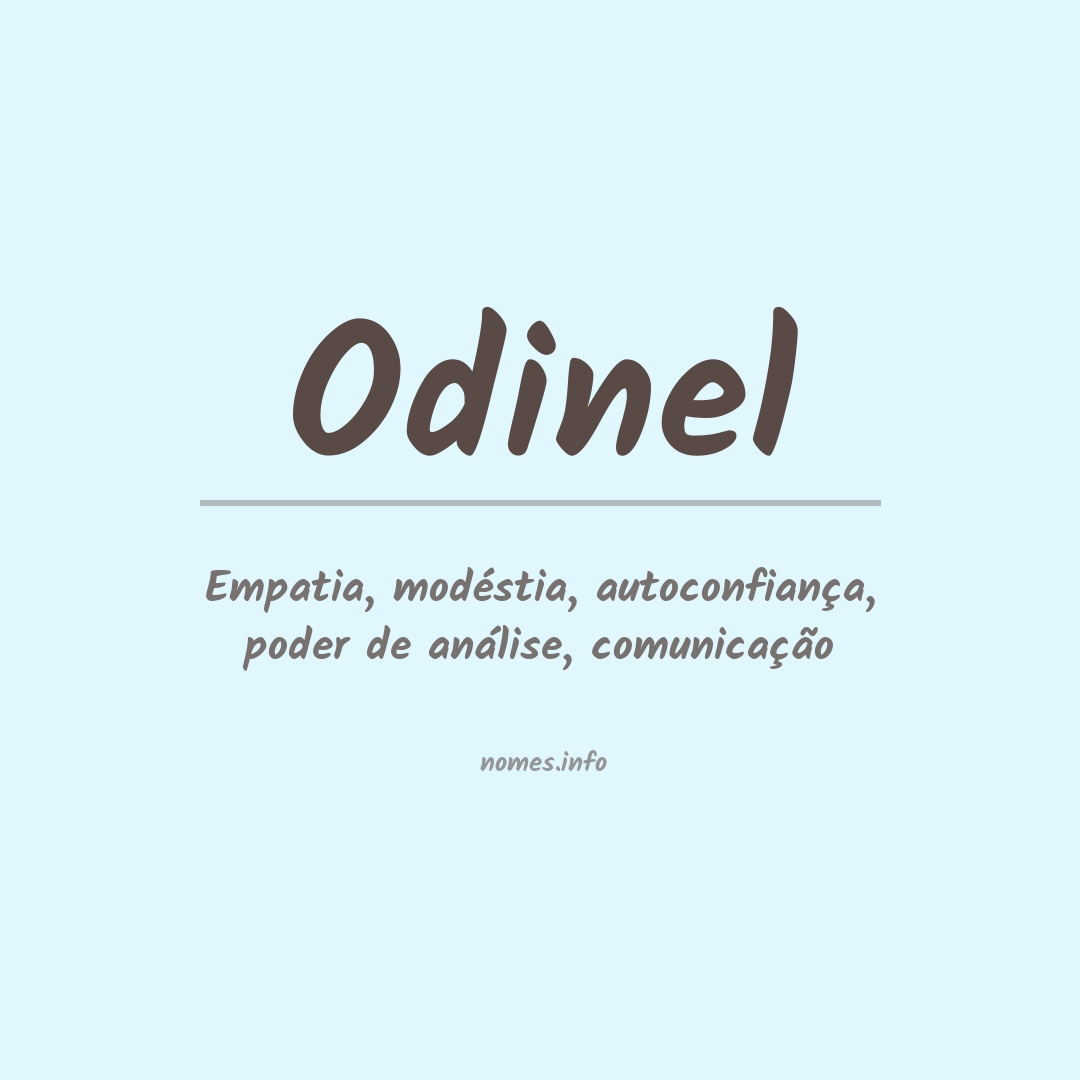 Significado do nome Odinel