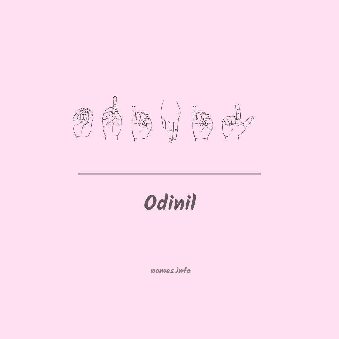Odinil em Libras