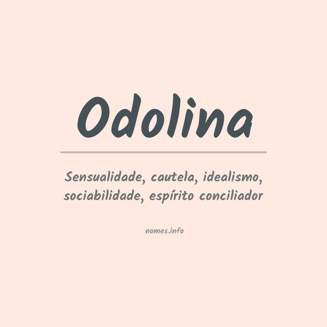 Significado do nome Odolina