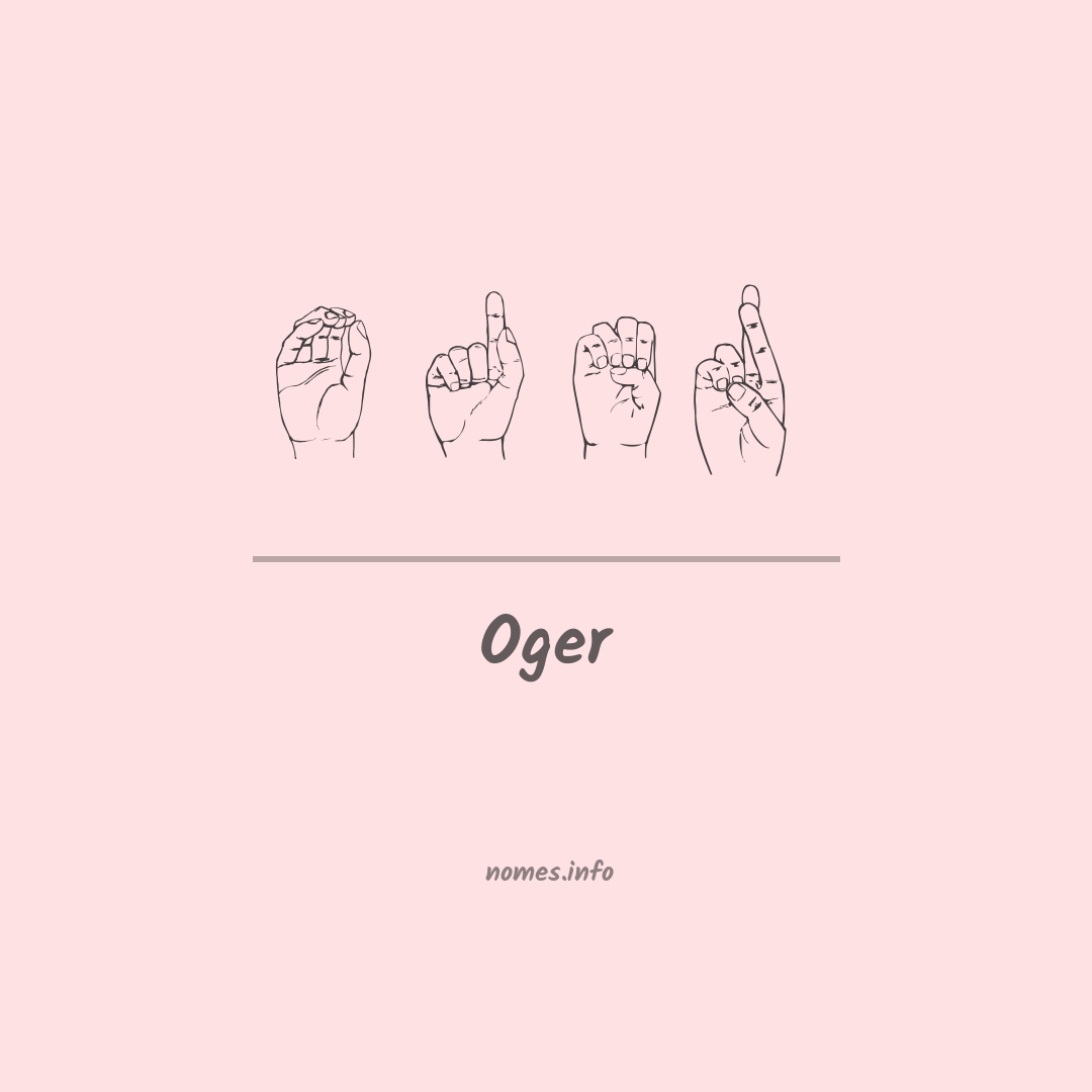Oger em Libras