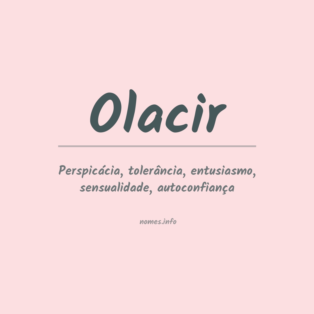 Significado do nome Olacir