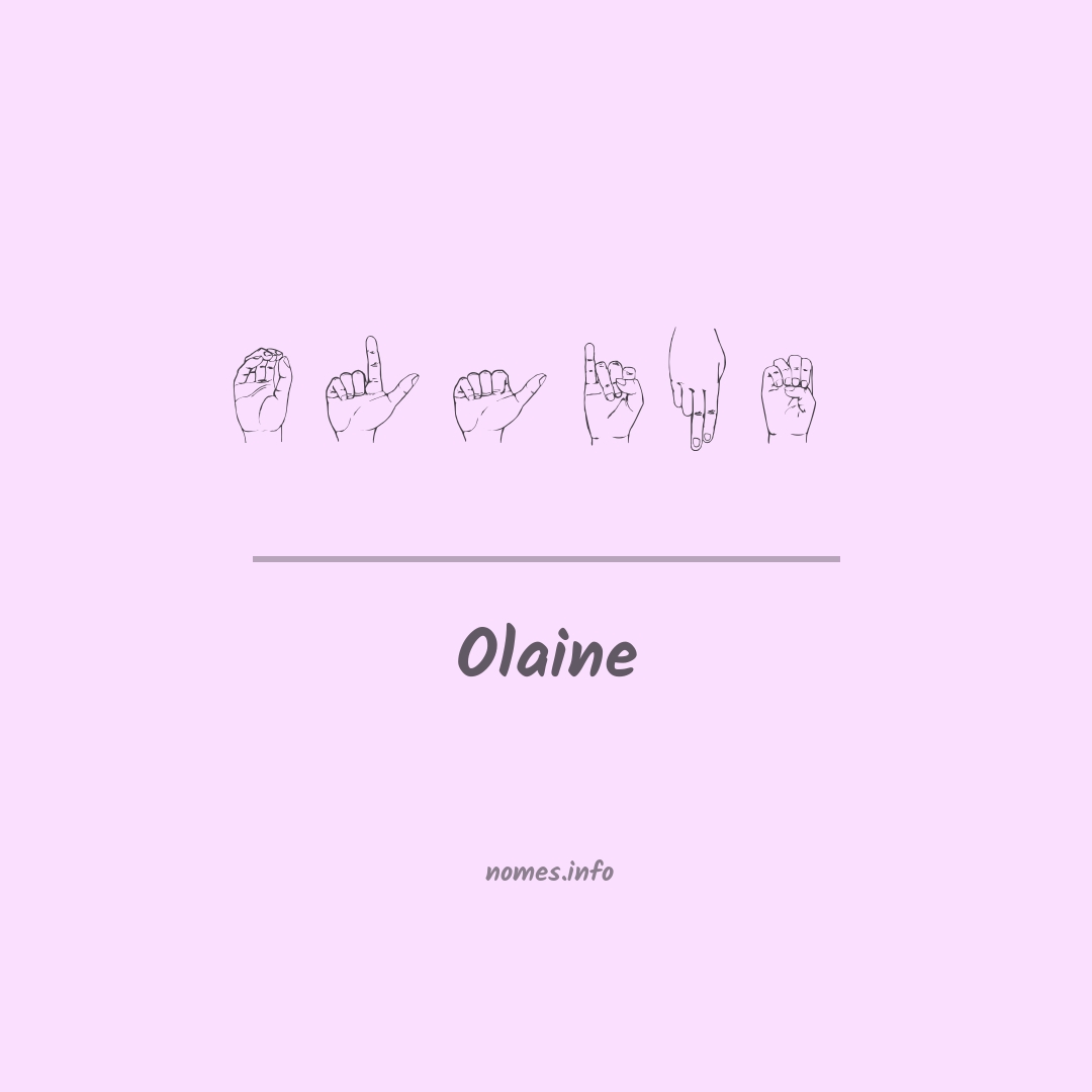 Olaine em Libras