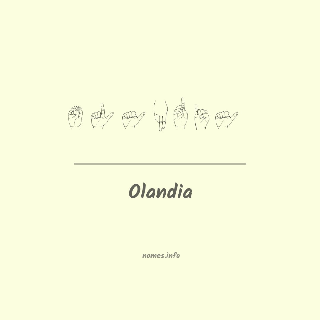 Olandia em Libras