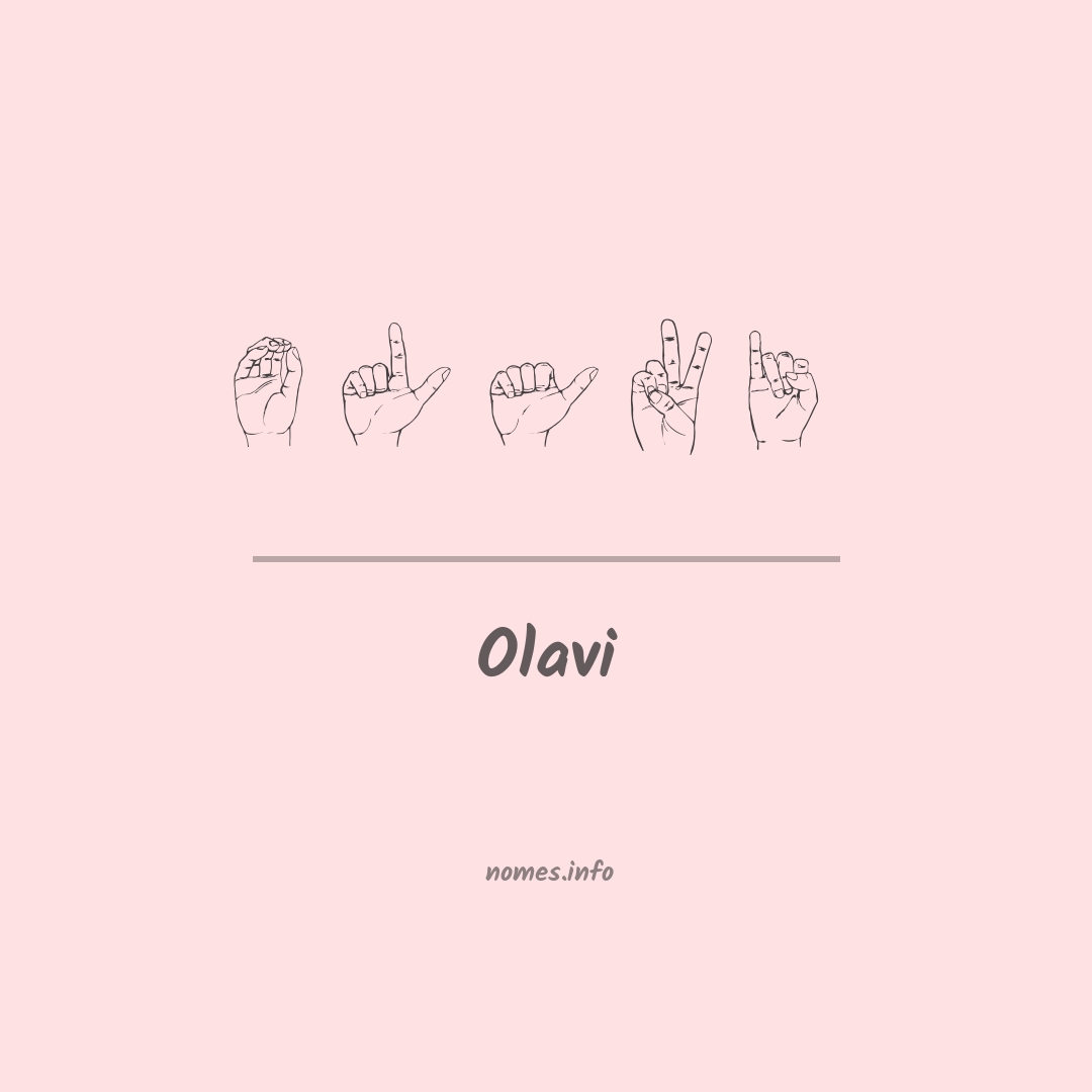Olavi em Libras