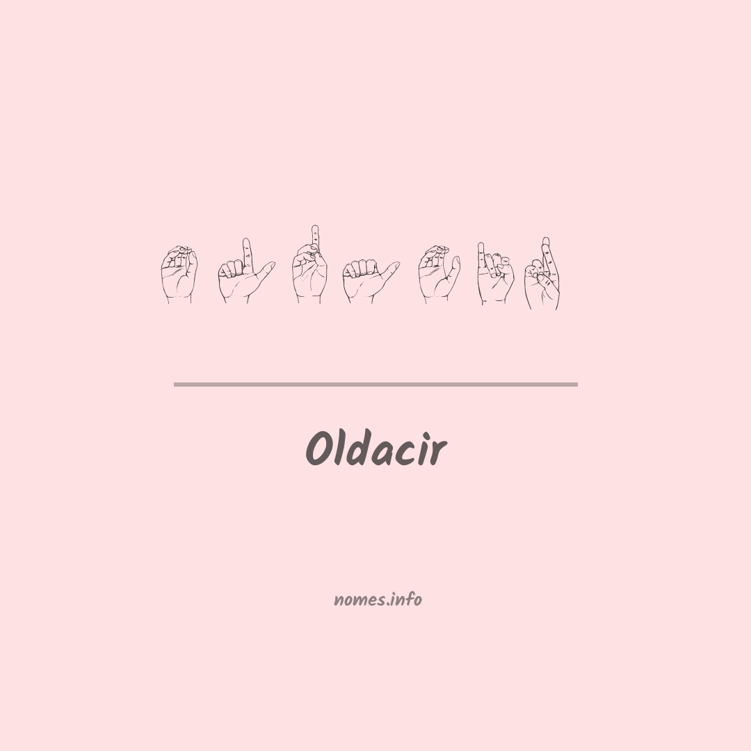 Oldacir em Libras