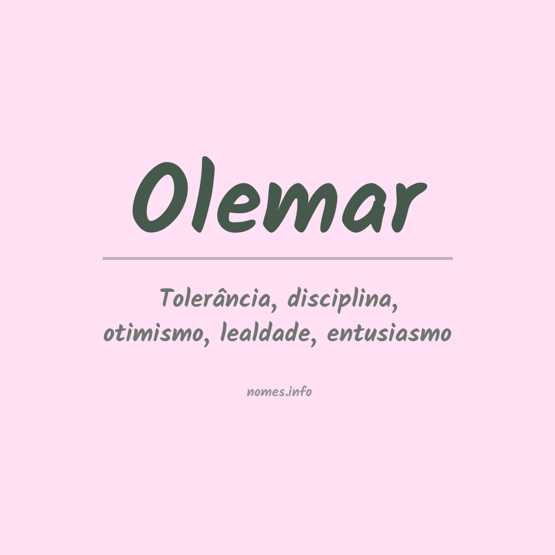 Significado do nome Olemar