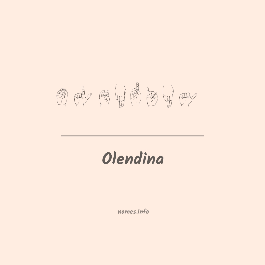 Olendina em Libras