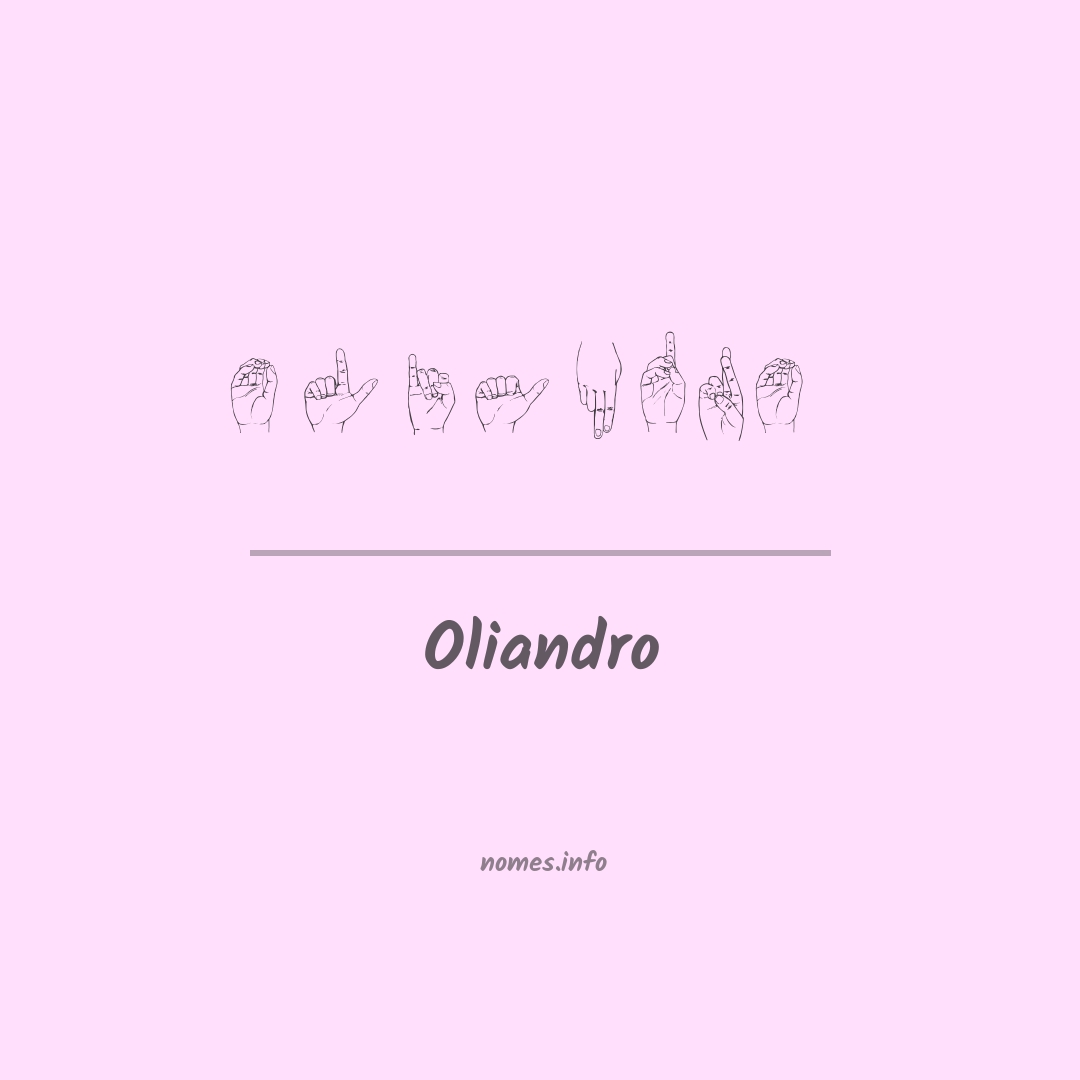 Oliandro em Libras