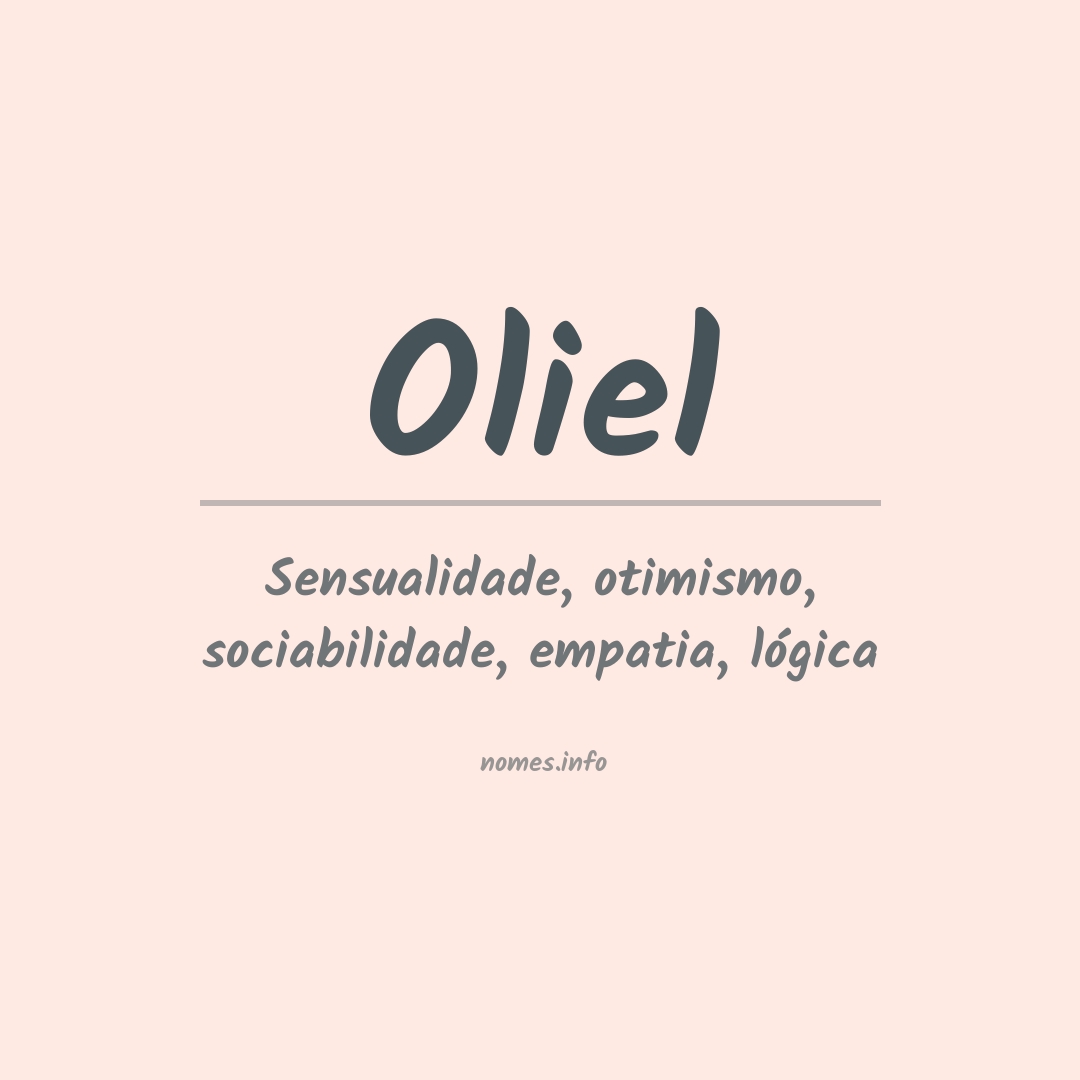 Significado do nome Oliel
