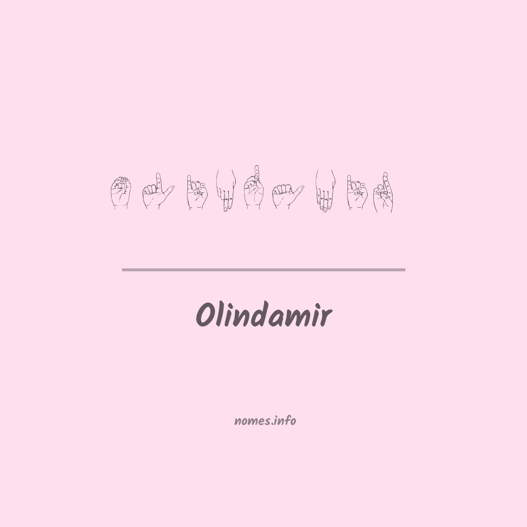 Olindamir em Libras