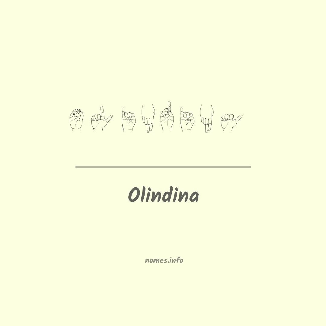 Olindina em Libras