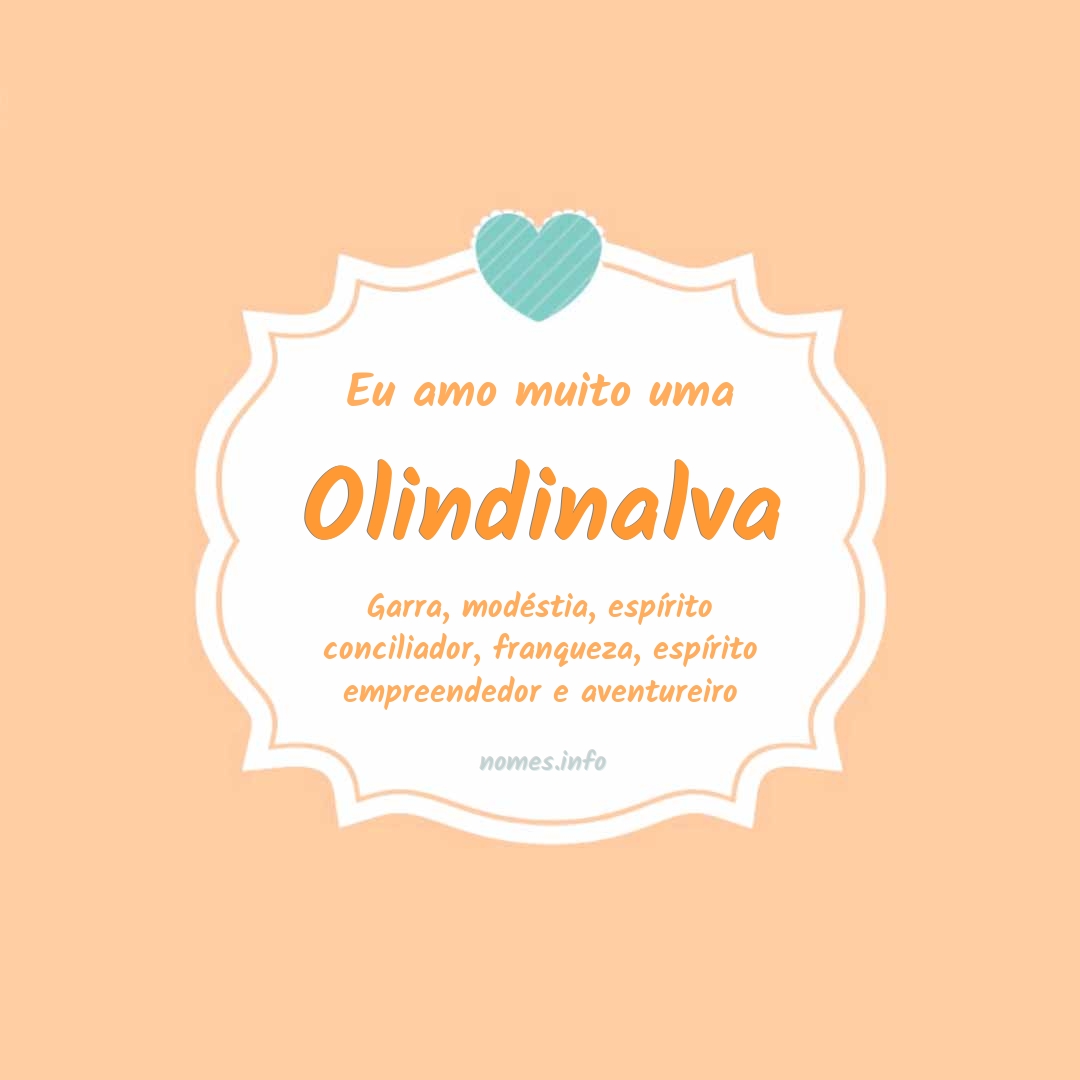 Eu amo muito Olindinalva