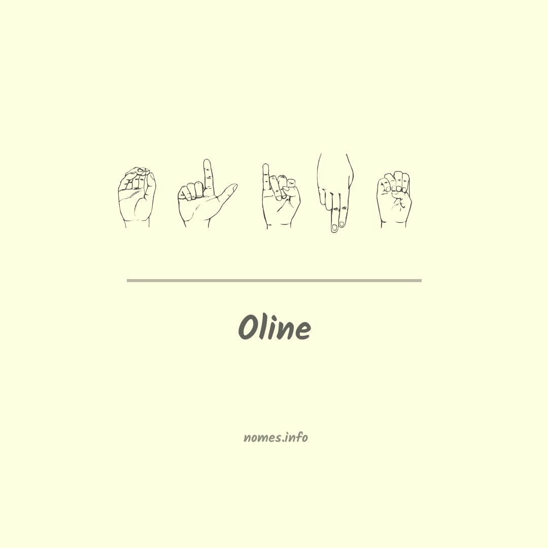 Oline em Libras