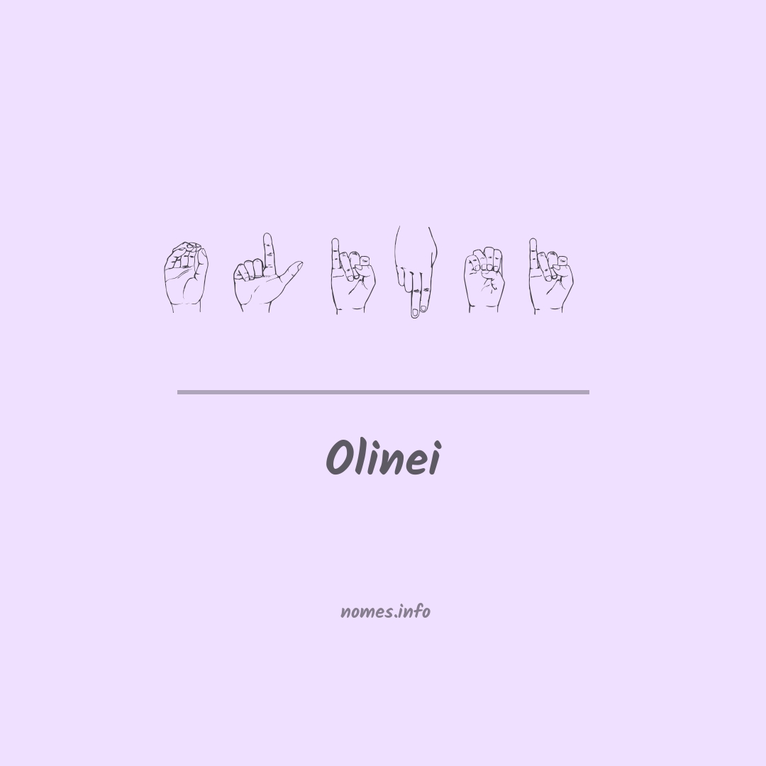 Olinei em Libras