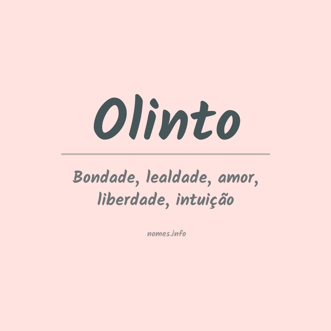 Significado do nome Olinto