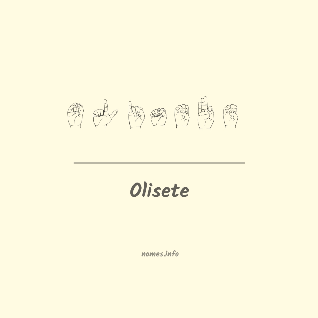 Olisete em Libras