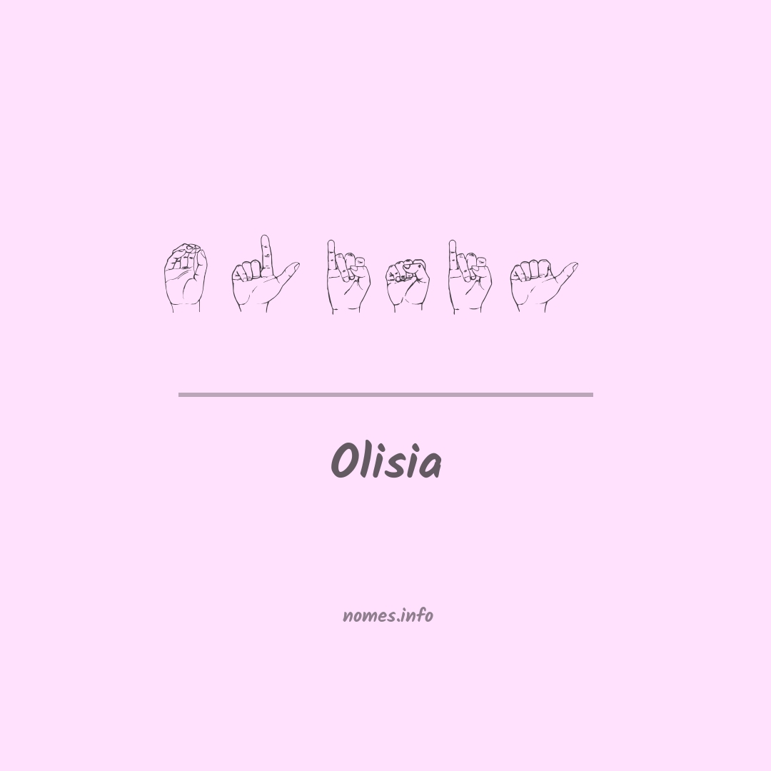 Olisia em Libras