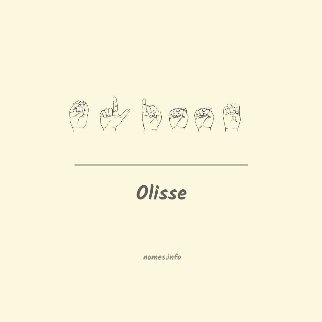 Olisse em Libras