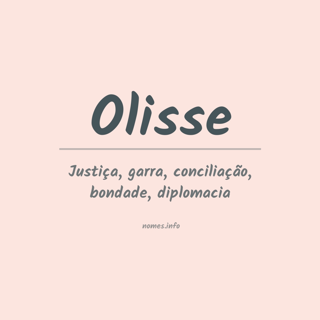 Significado do nome Olisse