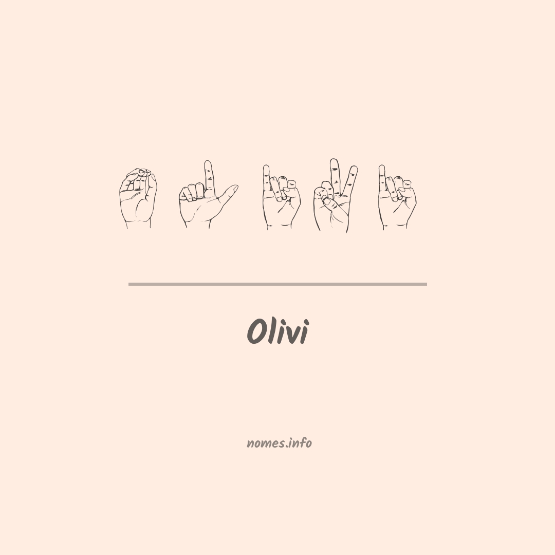 Olivi em Libras