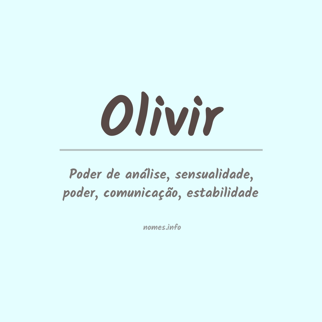 Significado do nome Olivir