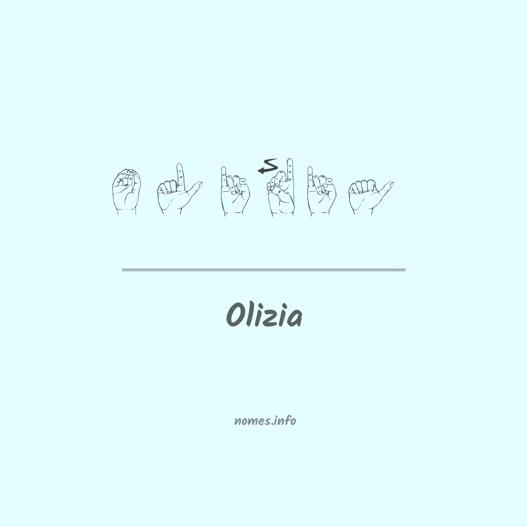 Olizia em Libras