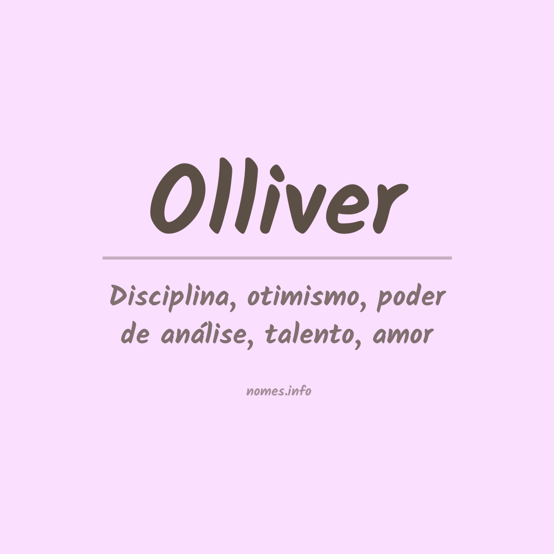 Significado do nome Olliver
