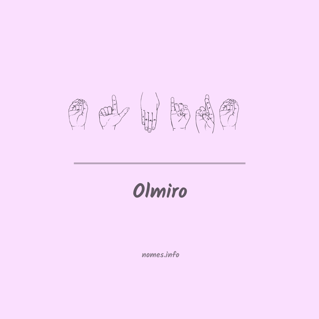 Olmiro em Libras Olmiro em Libras