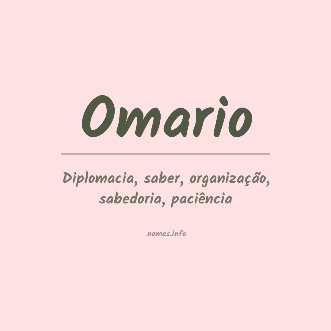 Significado do nome Omario