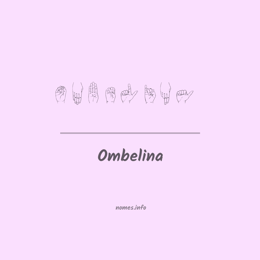 Ombelina em Libras