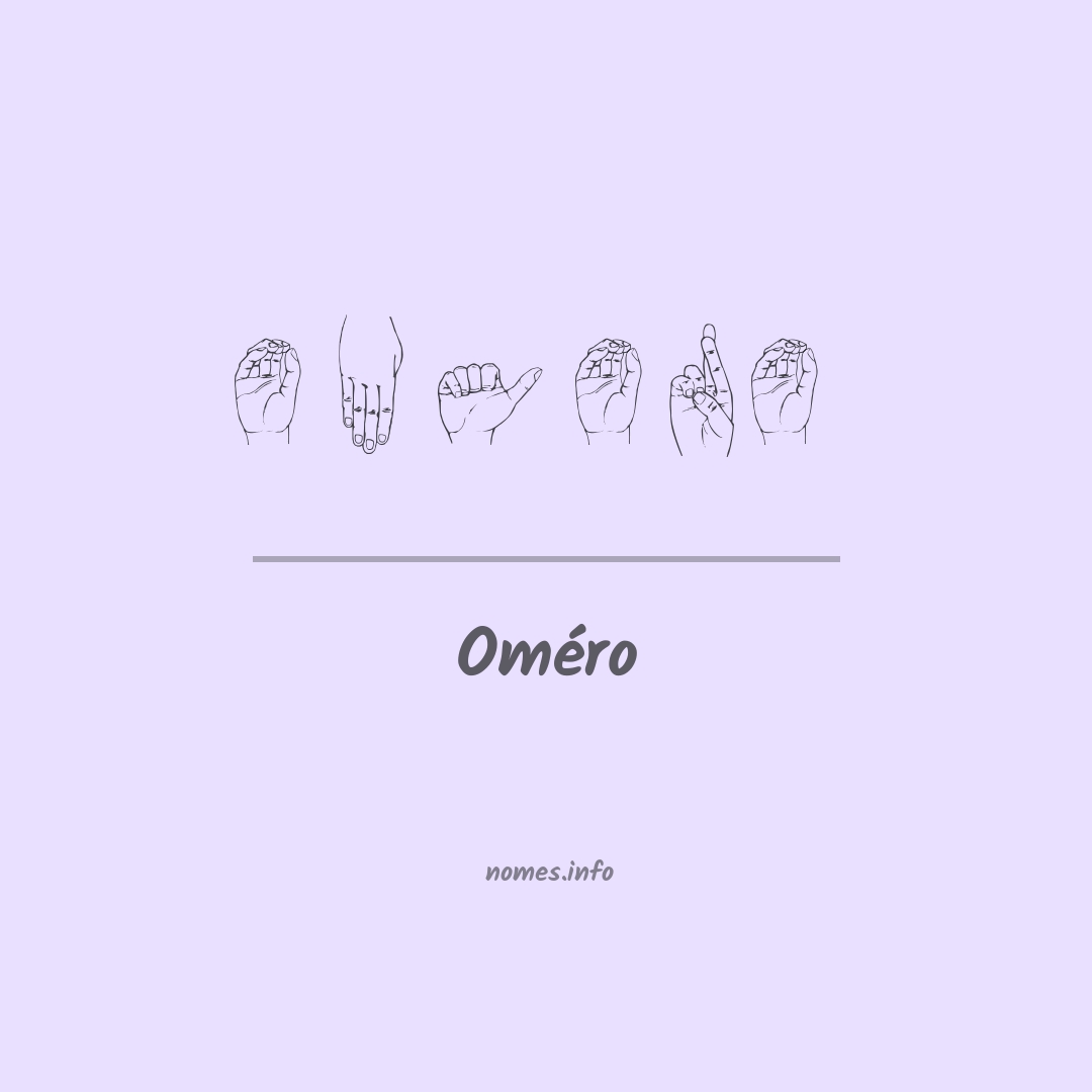 Oméro em Libras